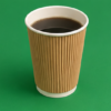 12oz Kraft Ripple Coffee Cups (2)