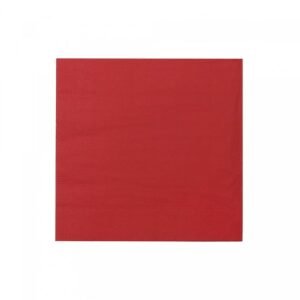 20 Pack Luncheon 3 Ply Napkin Red Set of 6