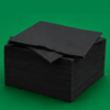 2ply Black Cocktail Napkins 24cm (1)