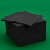 2ply Black Cocktail Napkins 24cm