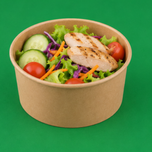 750ml Round Kraft Deli Bowls (25oz) (2)