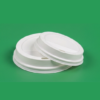90MM White Sip Through Lids