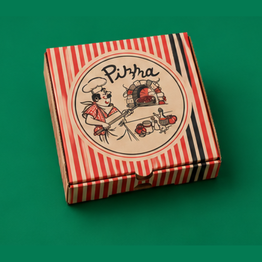 9″ Printed Pizza Boxes