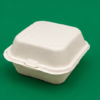 Bagasse Burger Boxes 5×5″ (3)