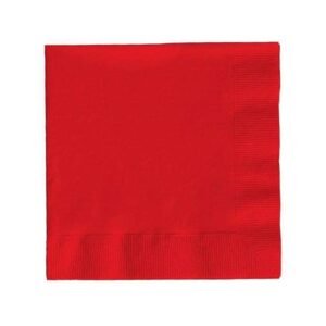 Classic Red Paper Beverage Cocktail Napkins