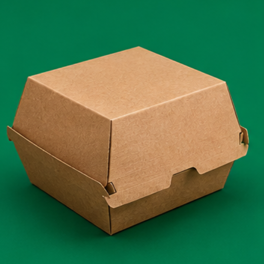 Corrugated Burger Boxes 6×6″ (2)