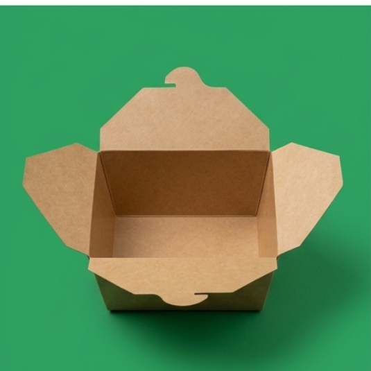 Foldable Brown Kraft Box 500ml (2)