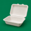 HP9 Bagasse Burger Meal Boxes 7.5x5x2.5″ (1)