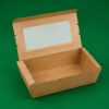Kraft PE Lunch Box (Window) 1200ml (1)