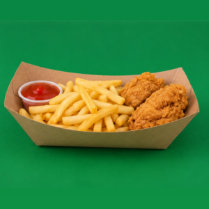 Large Kraft Boat Trays (2)