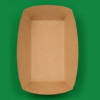 Medium Kraft Boat Trays (2)
