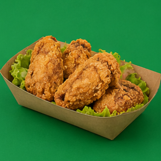Medium Kraft Boat Trays (3)