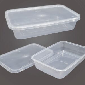 Plastic containers with lids