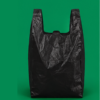 Poly Carrier Bags Black “11x17x21” (1)