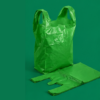 Poly Carrier Bags Green “11x17x21”