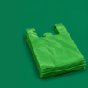 Poly Carrier Bags Green “11x17x21” (2)