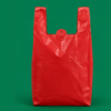 Poly Carrier Bags Red “11x17x21” (1)
