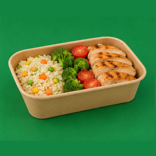 Rectangular Kraft Container 1000ml (2)