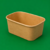 Rectangular Kraft Container 1000ml