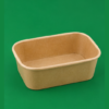 Rectangular Kraft Container 650ml