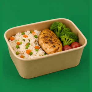 Rectangular Kraft Container 750ml (3)