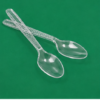 Reusable Clear Plastic Spoons (1)