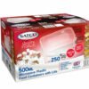 Satco Microwave Container Lid 500ml a pack of 250 3796 81106
