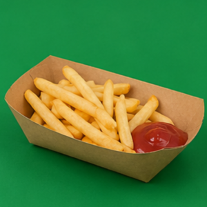 Small Kraft Boat Trays (3)
