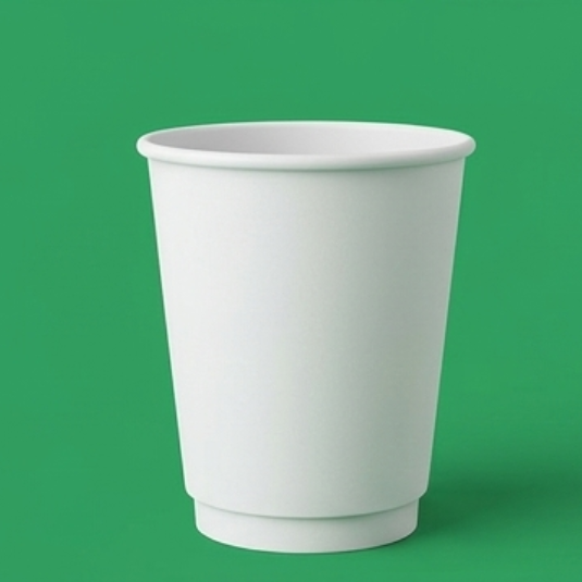 White Double Wall Cups 12oz