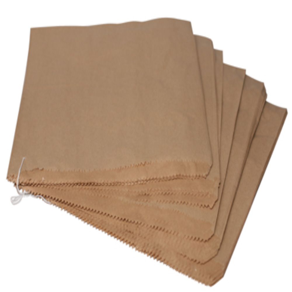 brown paper bags 7x7 strung