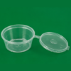 1oz Sauce Pots With Hinged Lids