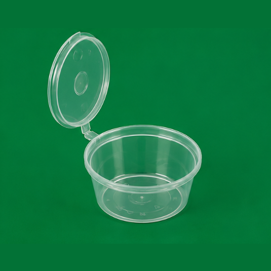 1oz Sauce Pots With Hinged Lids (2)
