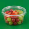 8oz Plastic Round Containers & Lids (1)