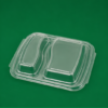 Clear Lids for 2 Compartment Containers (1)