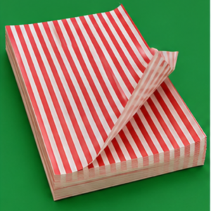 Greaseproof Burger Wrap “10 x 12.50” (Red) (4)