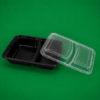 HD 2 Comp. Black Containers & LIDS (2)