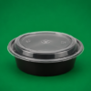 Black Base Round Containers 750ml