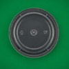 Black Base Round Containers 750ml