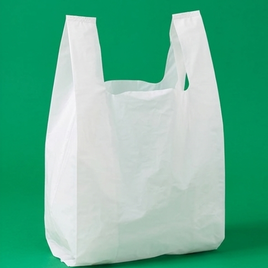 Poly Carrier Bags white (1)