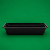 Rect. 28oz Black Base Containers
