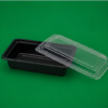 Rect. 38oz Black Base Containers (2)