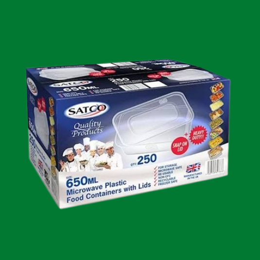 Satco Heavy Duty Containers 650 ml