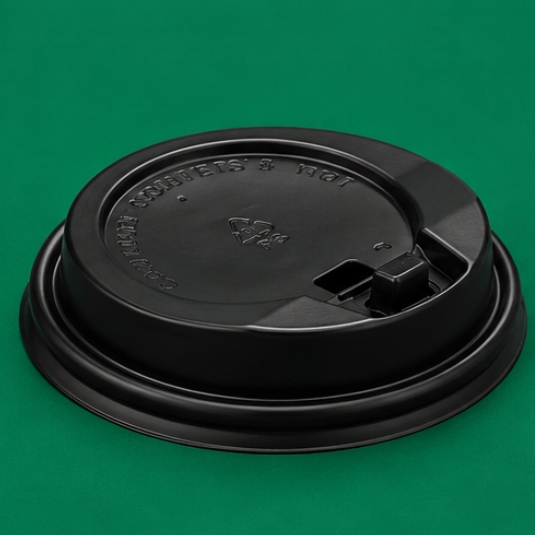 Re closable Black Lids 80mm & 90mm